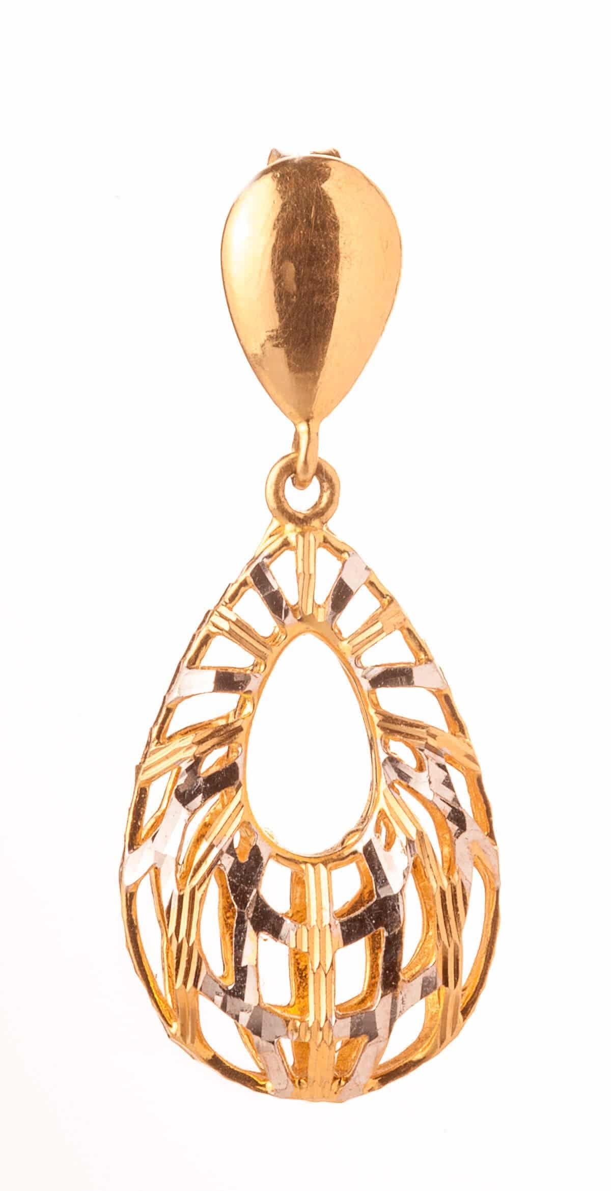Gold earring design — V Chetty Jewellery Vellore