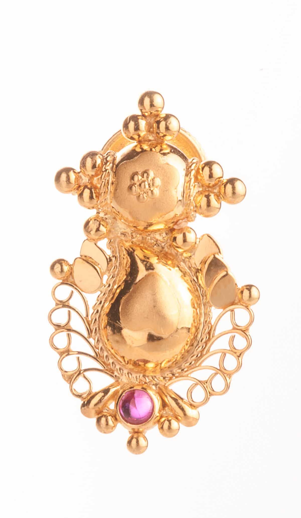 Gold earring design — V Chetty Jewellery Vellore