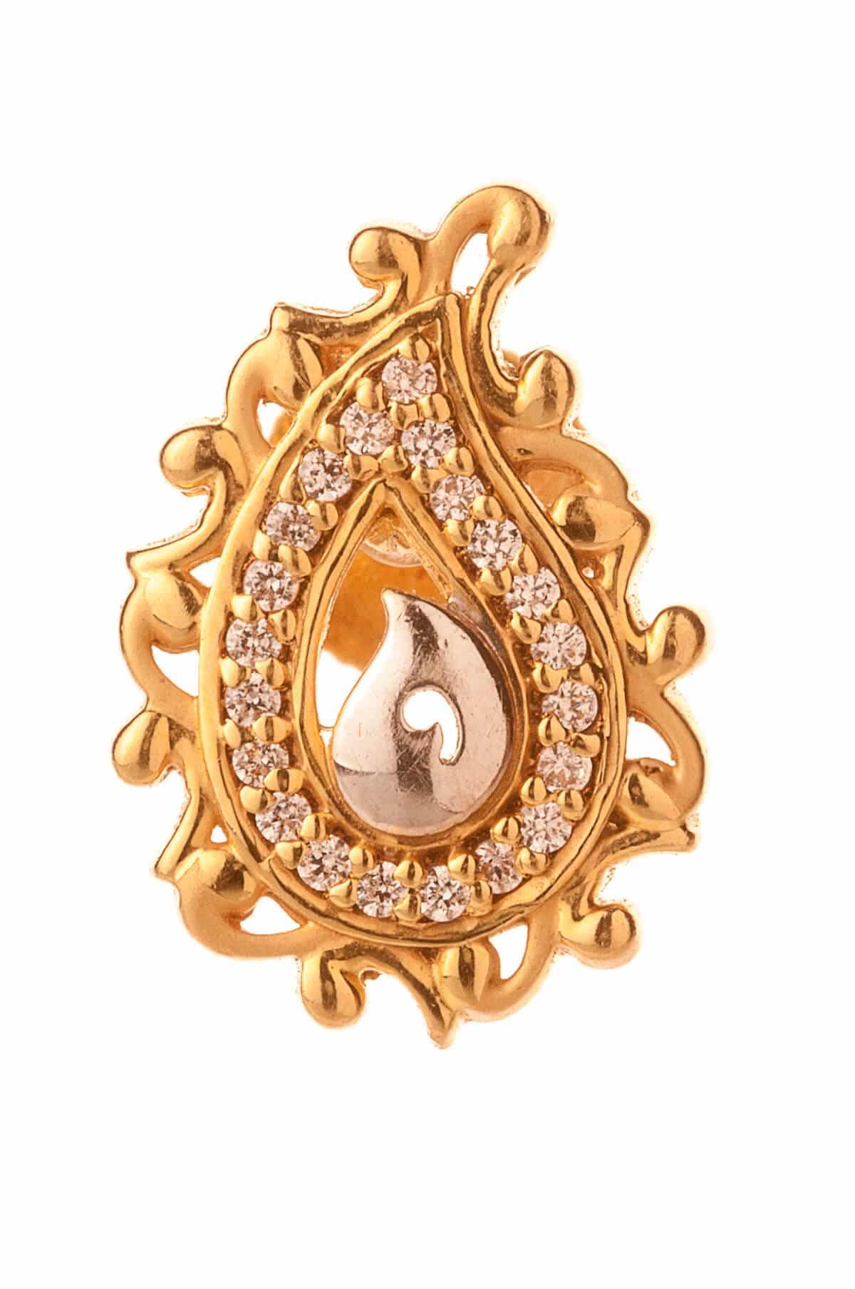Gold earring design — V Chetty Jewellery Vellore
