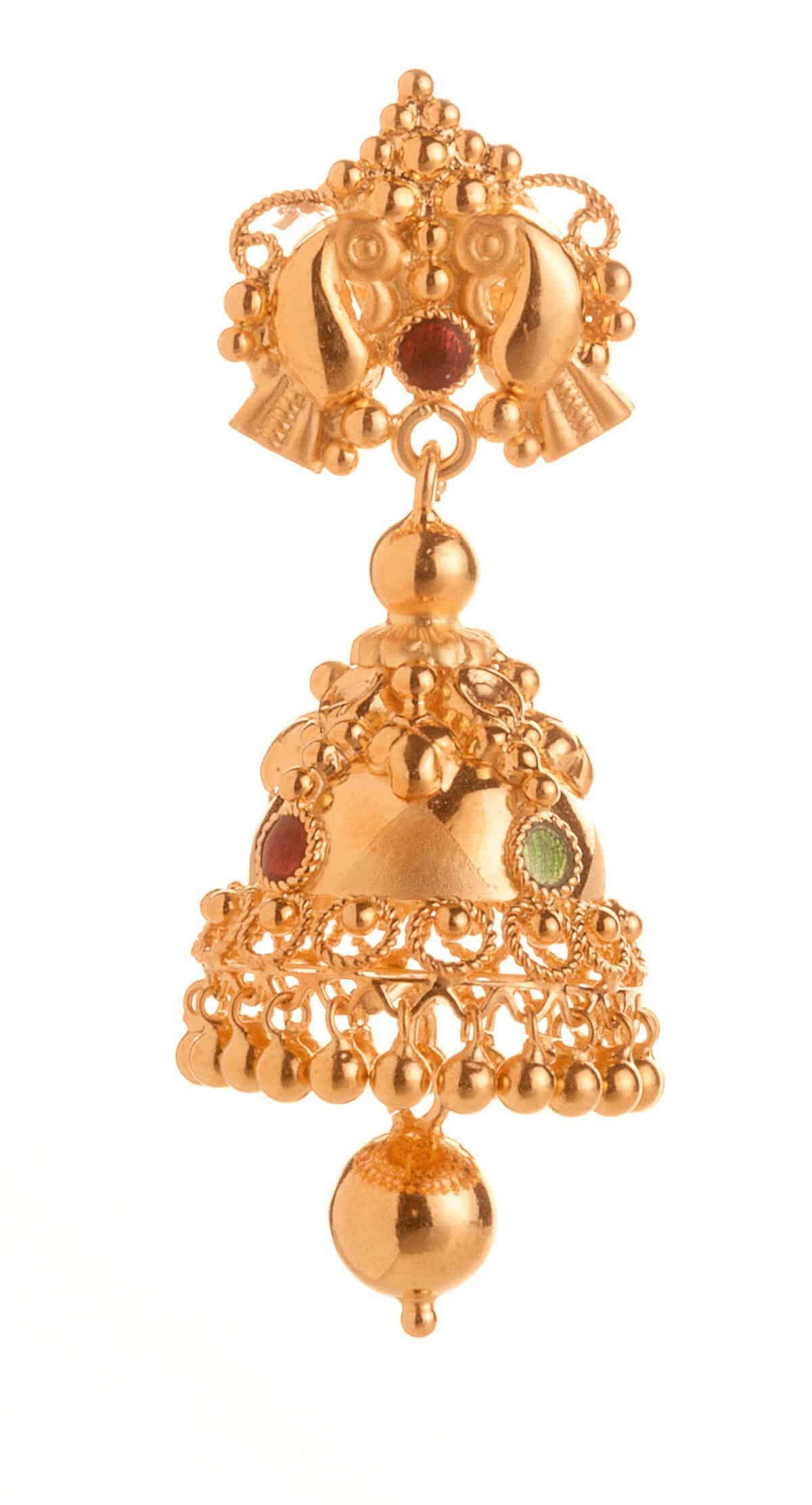 Gold earring design — V Chetty Jewellery Vellore