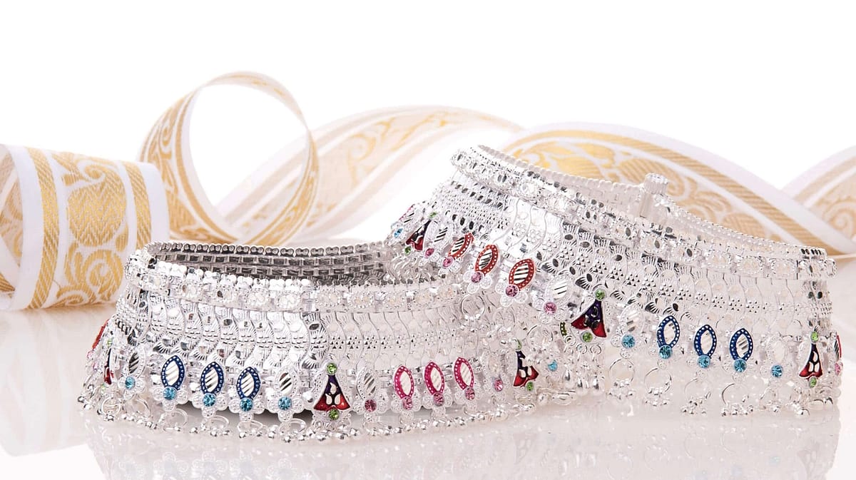 Silver jewellery and silverware at V Chetty Jewellery Vellore